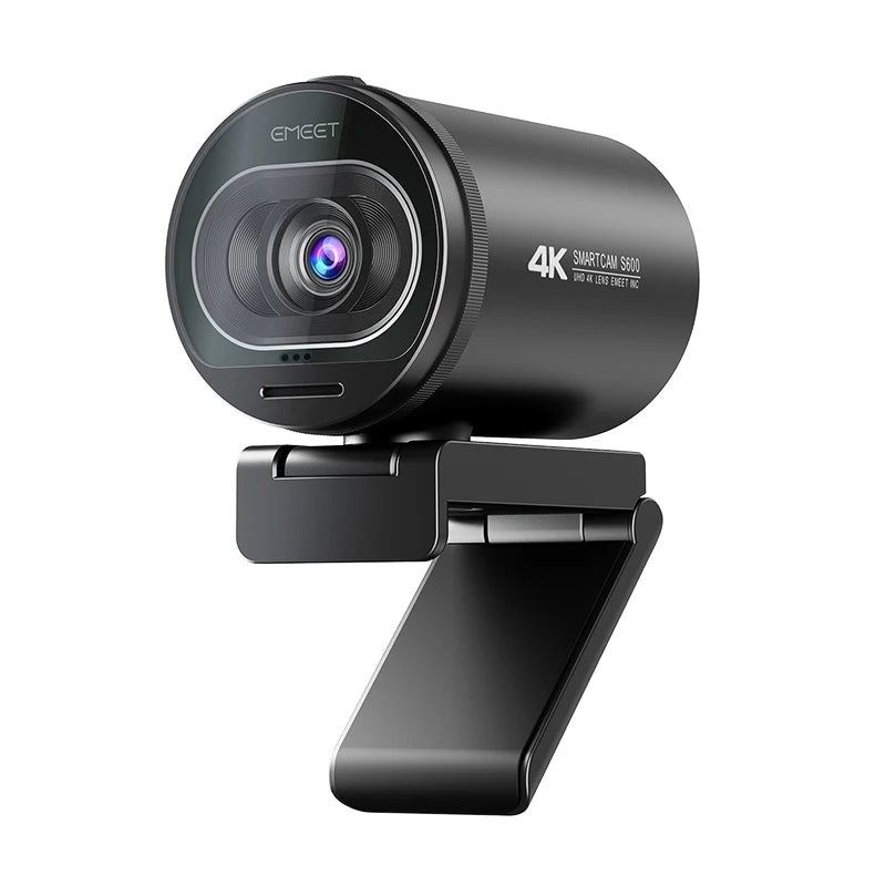 Ultra HD 4K Streaming Webcam with Fast Autofocus, Dual Mics and USB Plug and Play for Live Video