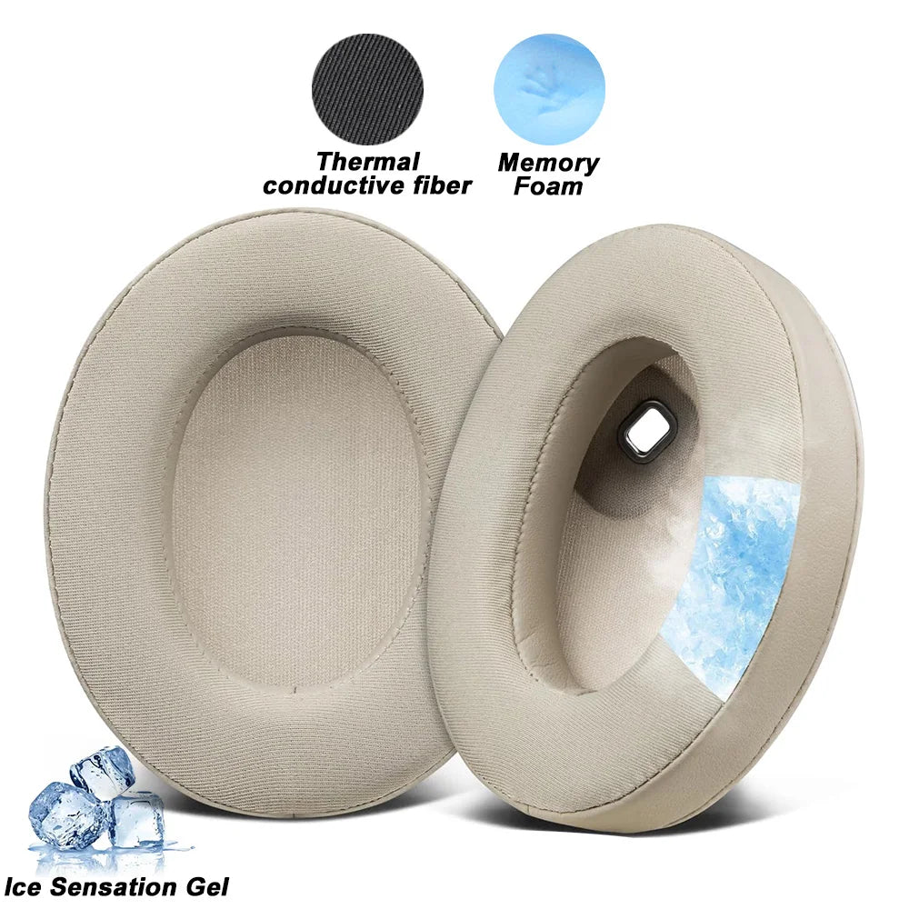 Premium Replacement Memory Foam Ear Pads Cushions for Sony WH-1000XM4 Over-Ear Headphones