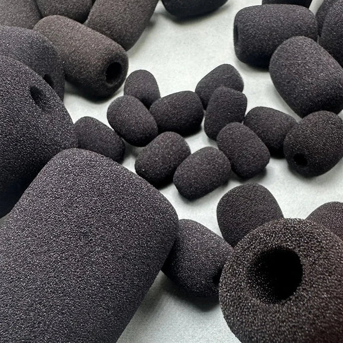 Microphone Foam Covers for Headsets and Mircophones – 10 Pack Noise Reduction Windscreens