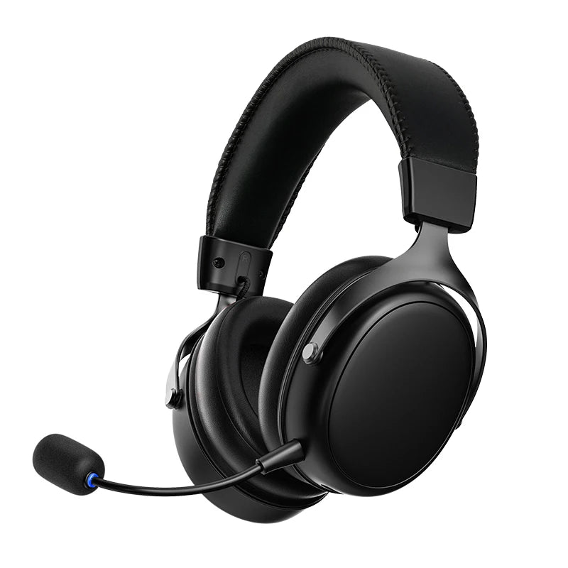 Quad-Mode Wireless Gaming Headset with 7.1 Surround Sound, Detachable Mic and 53mm Drivers