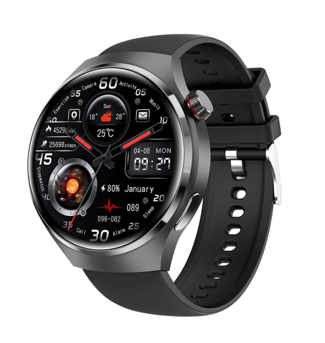 ECG PPG Smart Watch HD Call NFC Sport Health Tracker Blood Pressure Lipids Monitor New Model