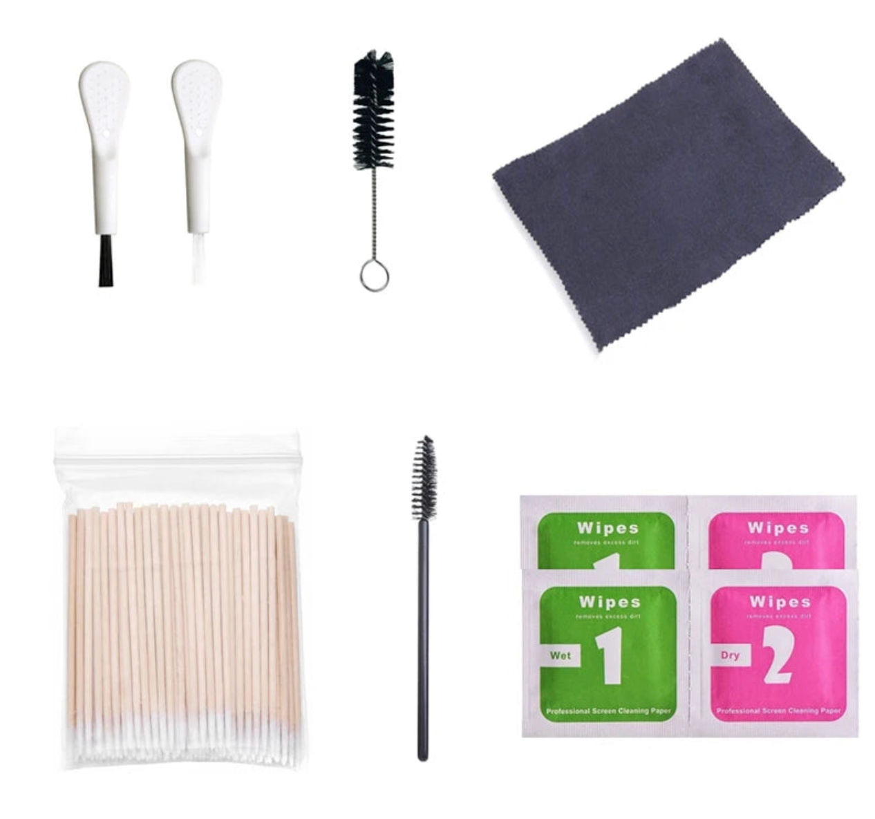 Earphone and Earbud Cleaning Brush Tool Kit for Wireless Bluetooth Headphones and Cases