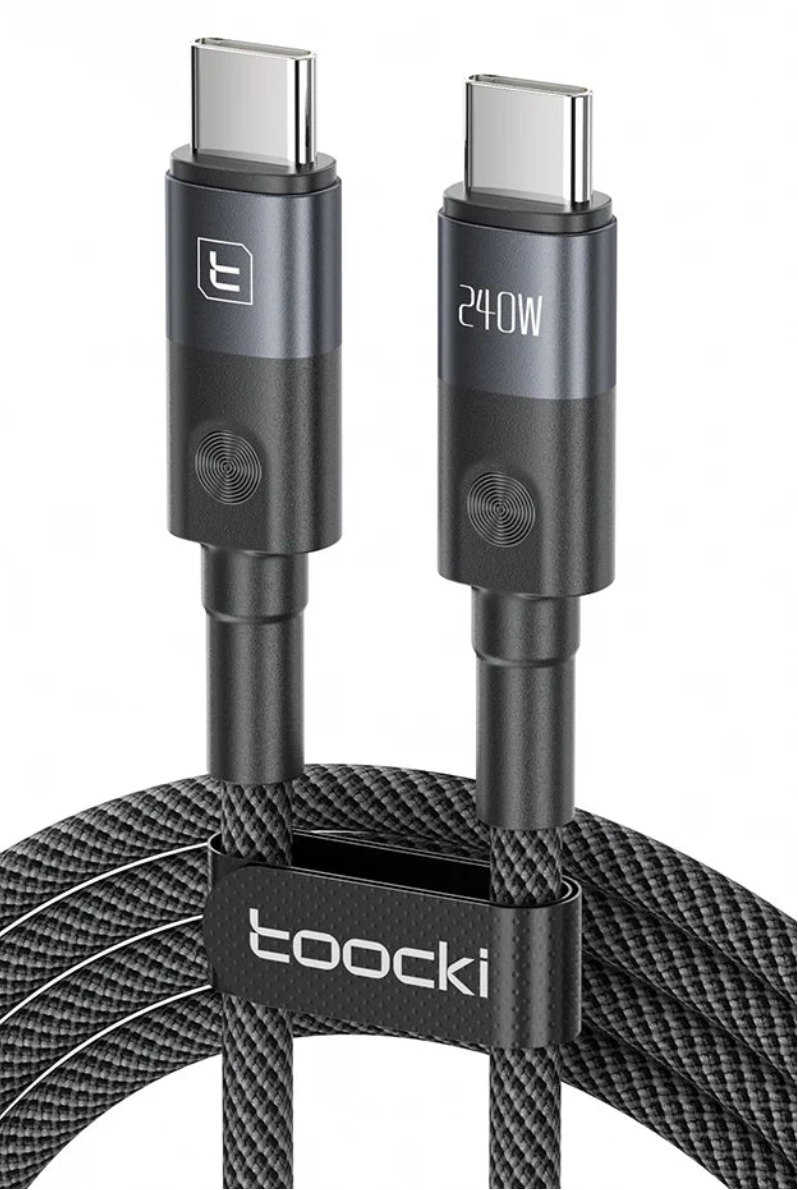 240W USB C Charging Cable with E Marker Chip for Laptops Smartphones and Tablets