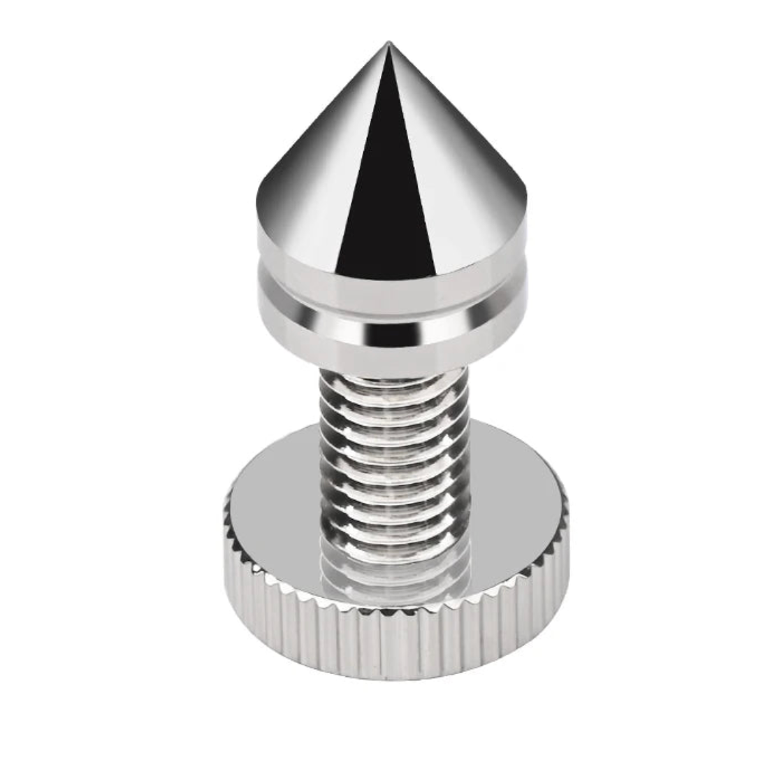 Pure Copper Rhodium Plated Isolation Feet and Damping Spikes for Amplifiers and Speakers