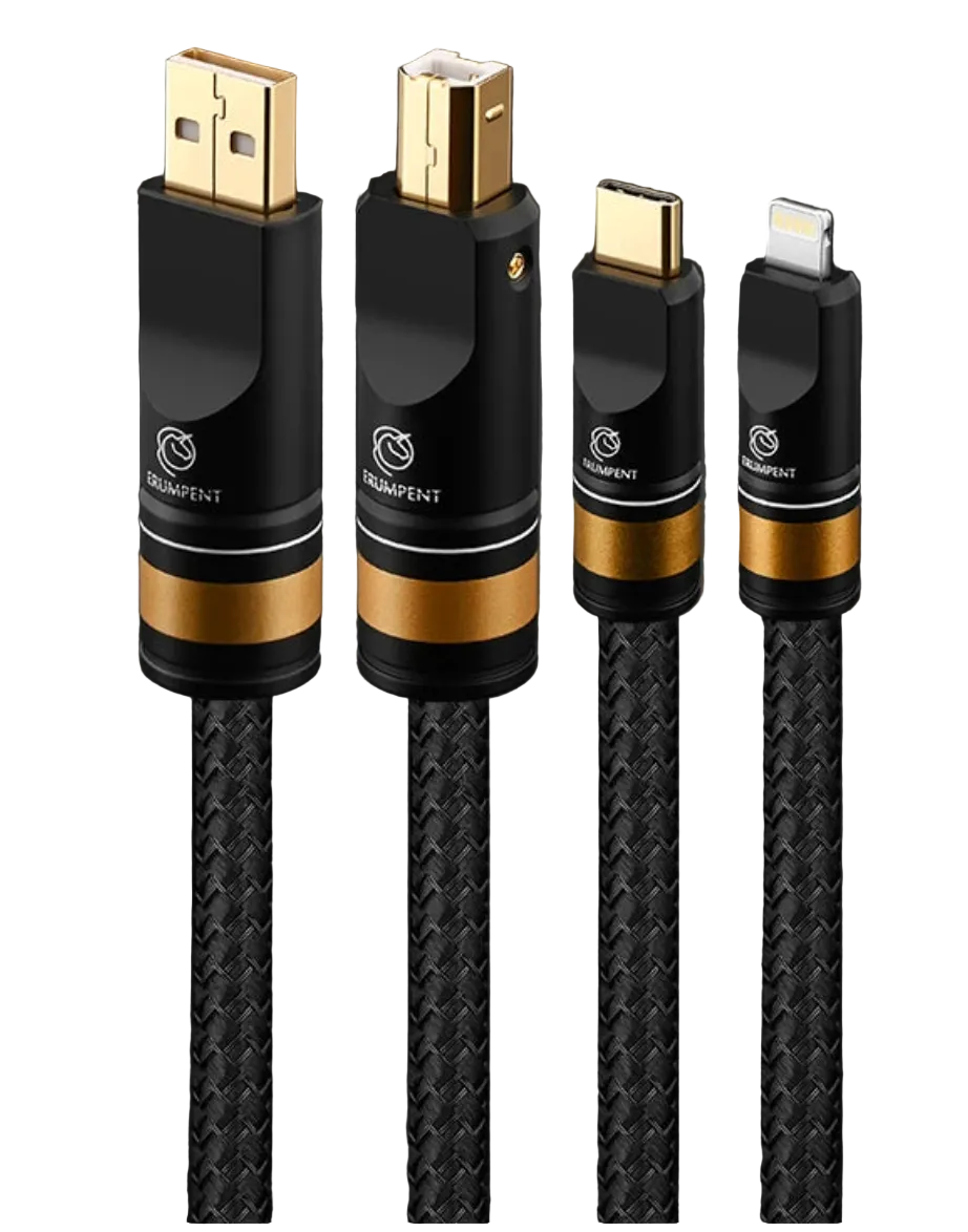 Premium OCC Single Crystal Copper HiFi USB Audio Cable for DAC and Computer Audio