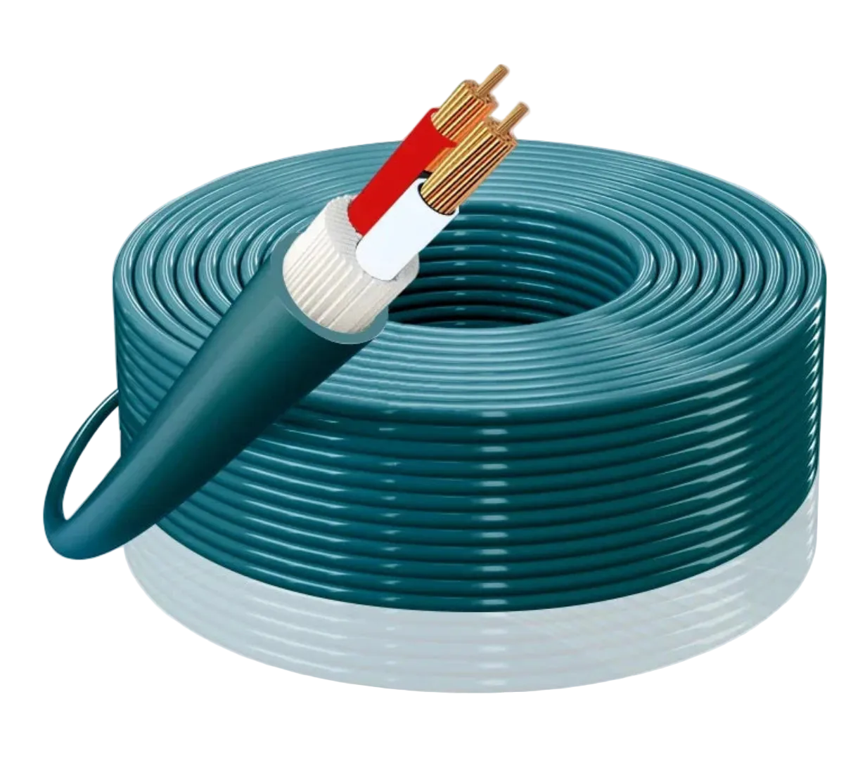 5N Oxygen Free Copper HiFi 2 Core Speaker Cable for Amplifiers and Home Audio Systems