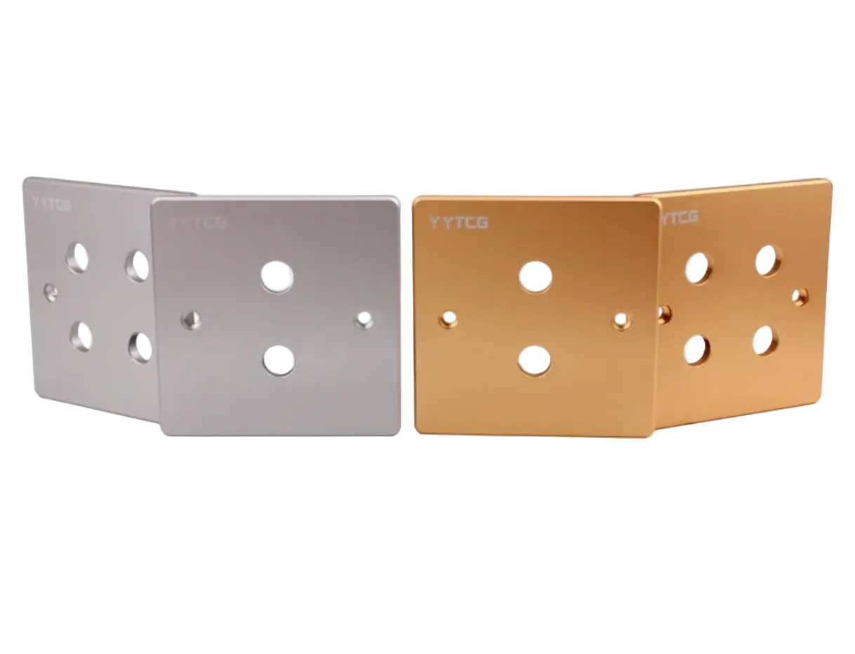 Aluminium Alloy RCA Speaker Terminal Panel with Binding Posts for High Fidelity Audio