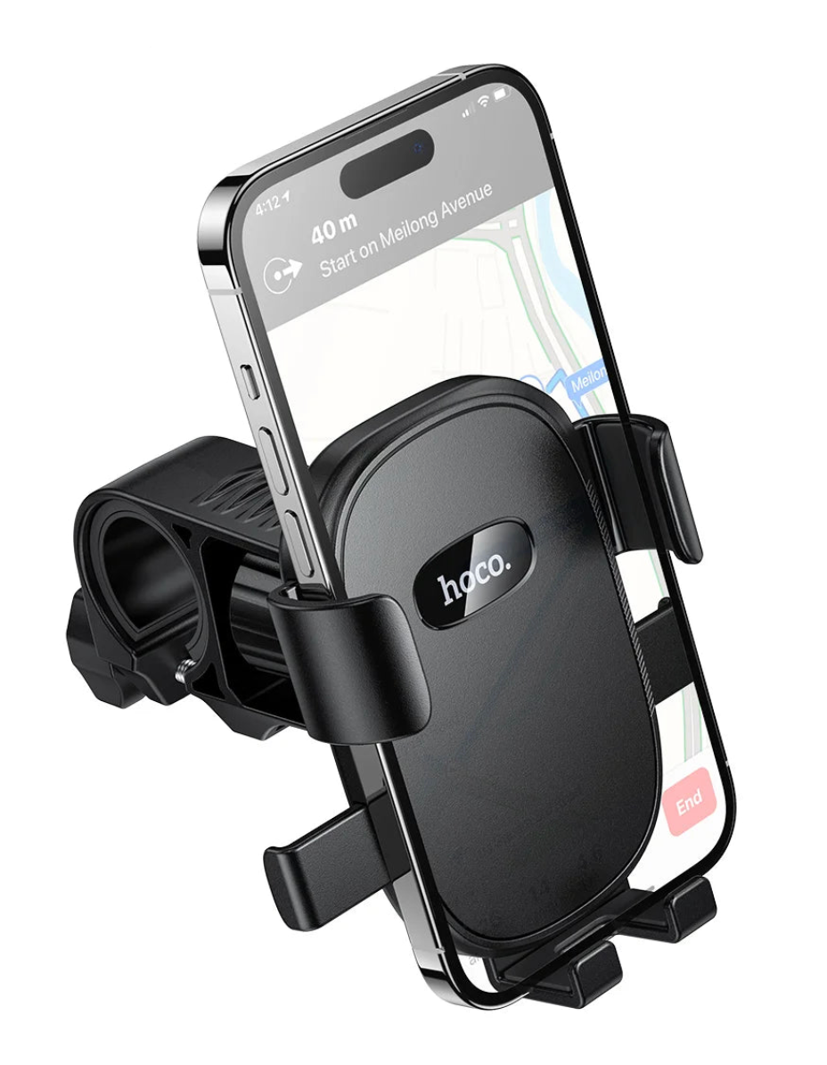 Universal 360° Rotating Motorcycle and Bicycle Phone Holder Clip Mount for Large Smartphones
