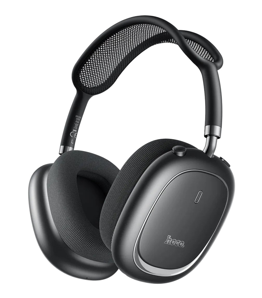 Wireless Over-Ear ANC Bluetooth Headphones with App Control and Built-In Microphone for Calls