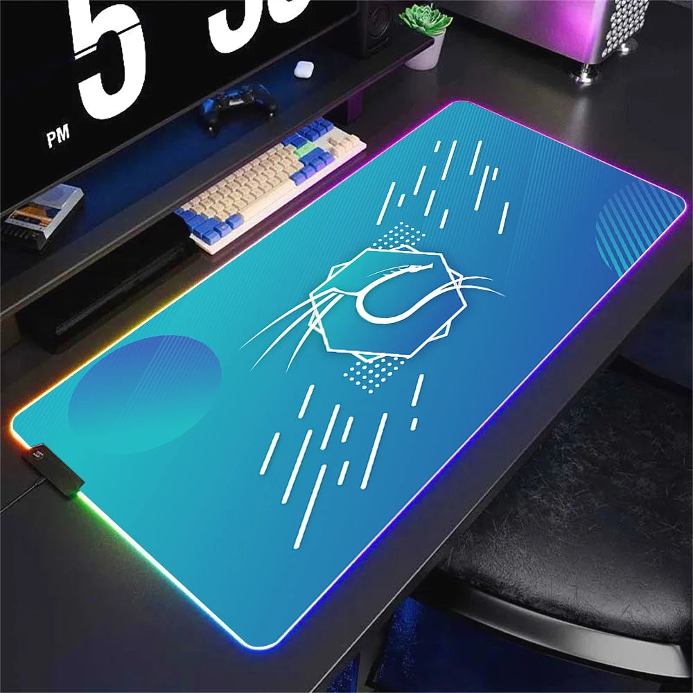 RGB LED Gaming Mouse Pad XXL Large Waterproof Desk Mat with Non Slip Base and Soft Surface