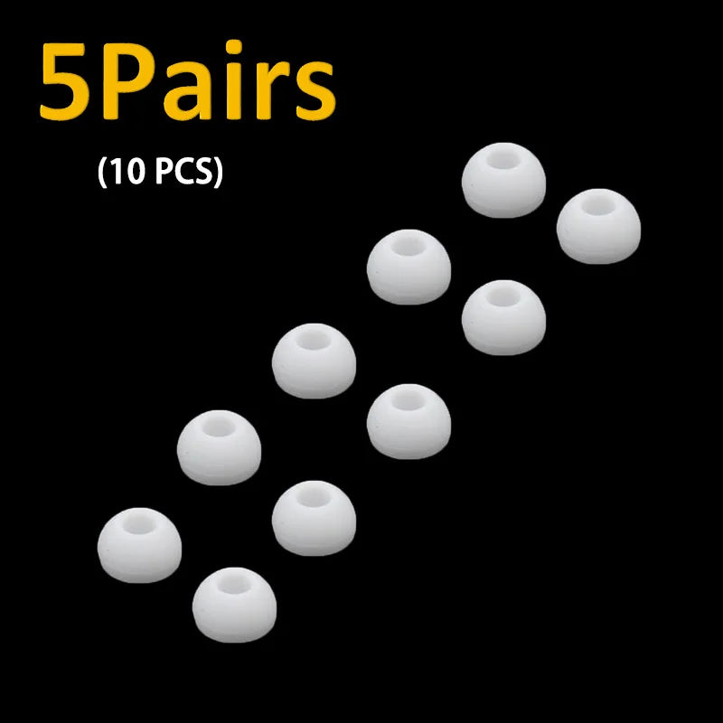 Soft Silicone In-Ear Earbud Tips Replacement Set for Wired and Wireless Earphones