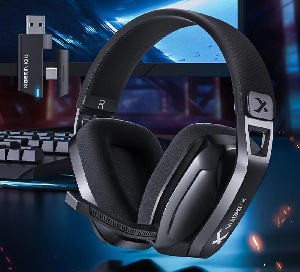 Wireless Gaming Headset with Microphone for PS5 PS4 PC and Mobile Bluetooth Connectivity