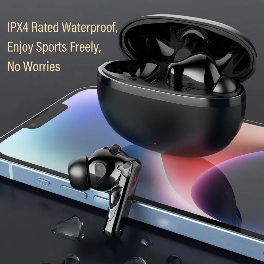 True Wireless Bluetooth TWS Earbuds Lightweight Sports Headphones Comfort Fit Enhanced Sound