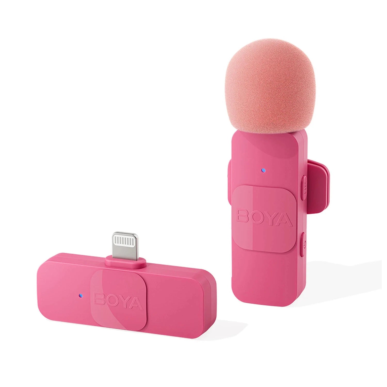 BOYA BY-V Wireless Lavalier Microphone for iPhone Android USB-C Devices Vlogging Recording Streaming