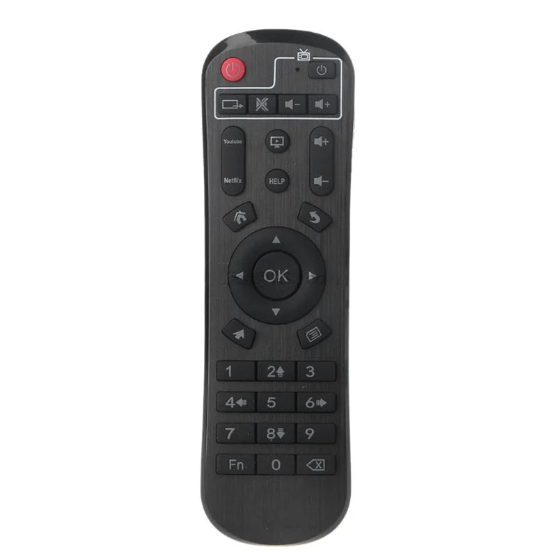 Replacement Remote Control for TV and Smart Set Top Boxes 433MHz Black