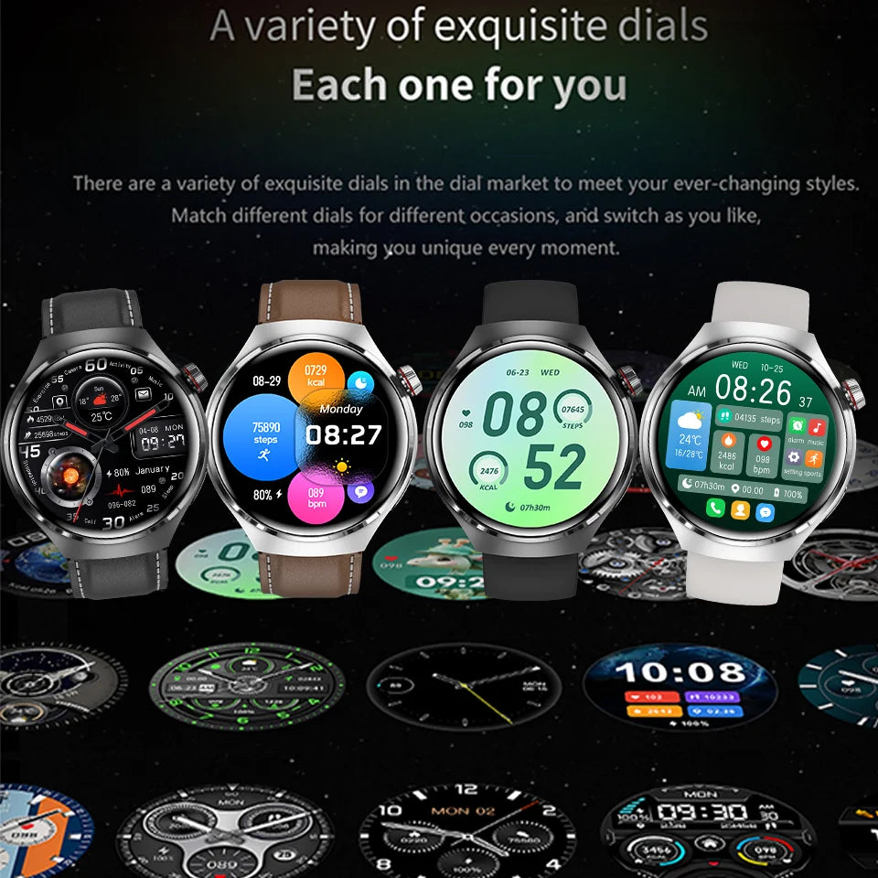 ECG PPG Smart Watch HD Call NFC Sport Health Tracker Blood Pressure Lipids Monitor New Model
