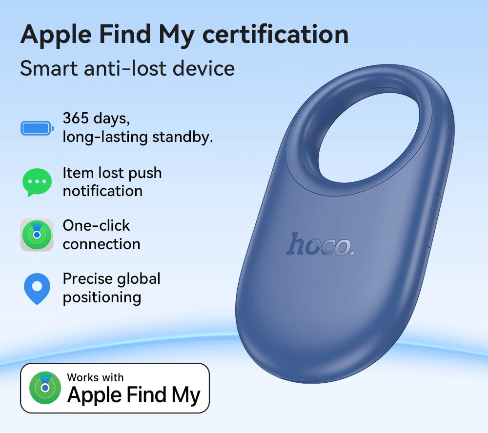 Mini Bluetooth GPS Tracker Smart Locator Tag for Keys Pets Bags Kids Wallets iOS Compatibility