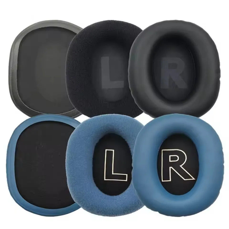 Premium Replacement Leather Earpads Cushion for Gaming Headsets with Memory Foam Comfort
