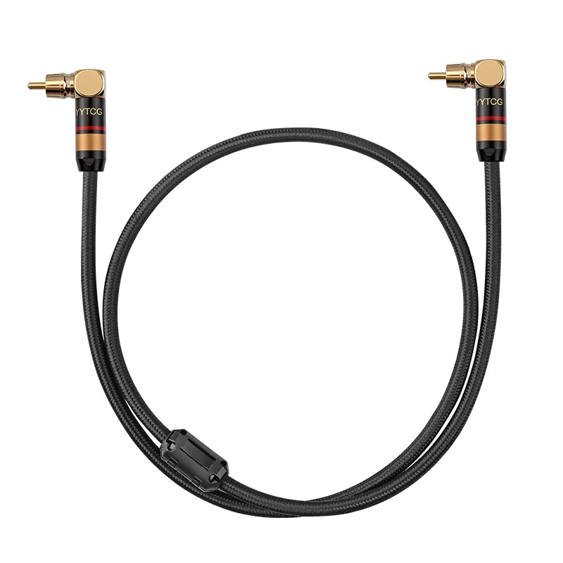 Premium Digital Coaxial RCA Audio Cable for HiFi Amplifier TV Speaker and Home Theatre