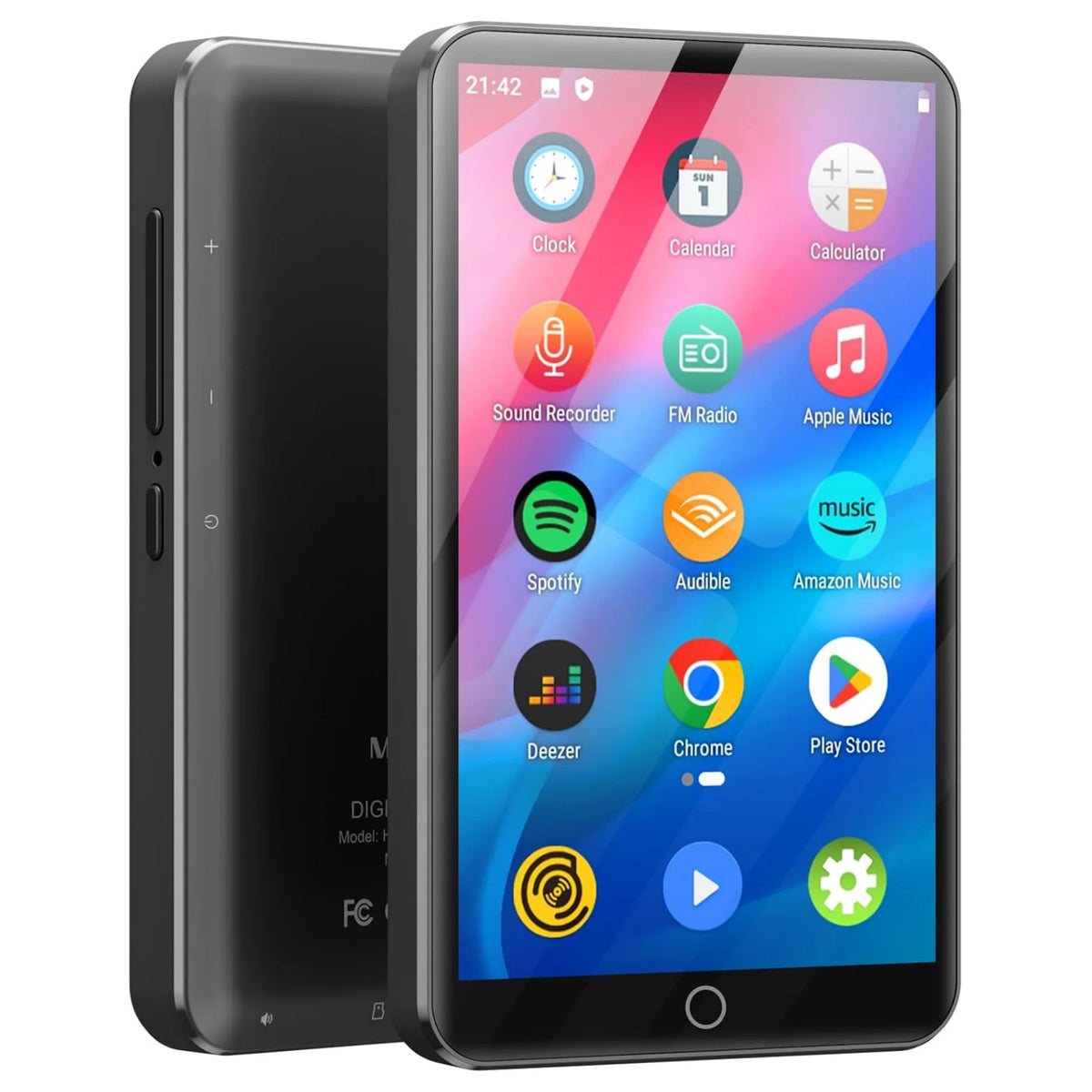Android Portable MP3 MP4 Player with Bluetooth WiFi Touch Screen Supports Spotify and up to 512GB