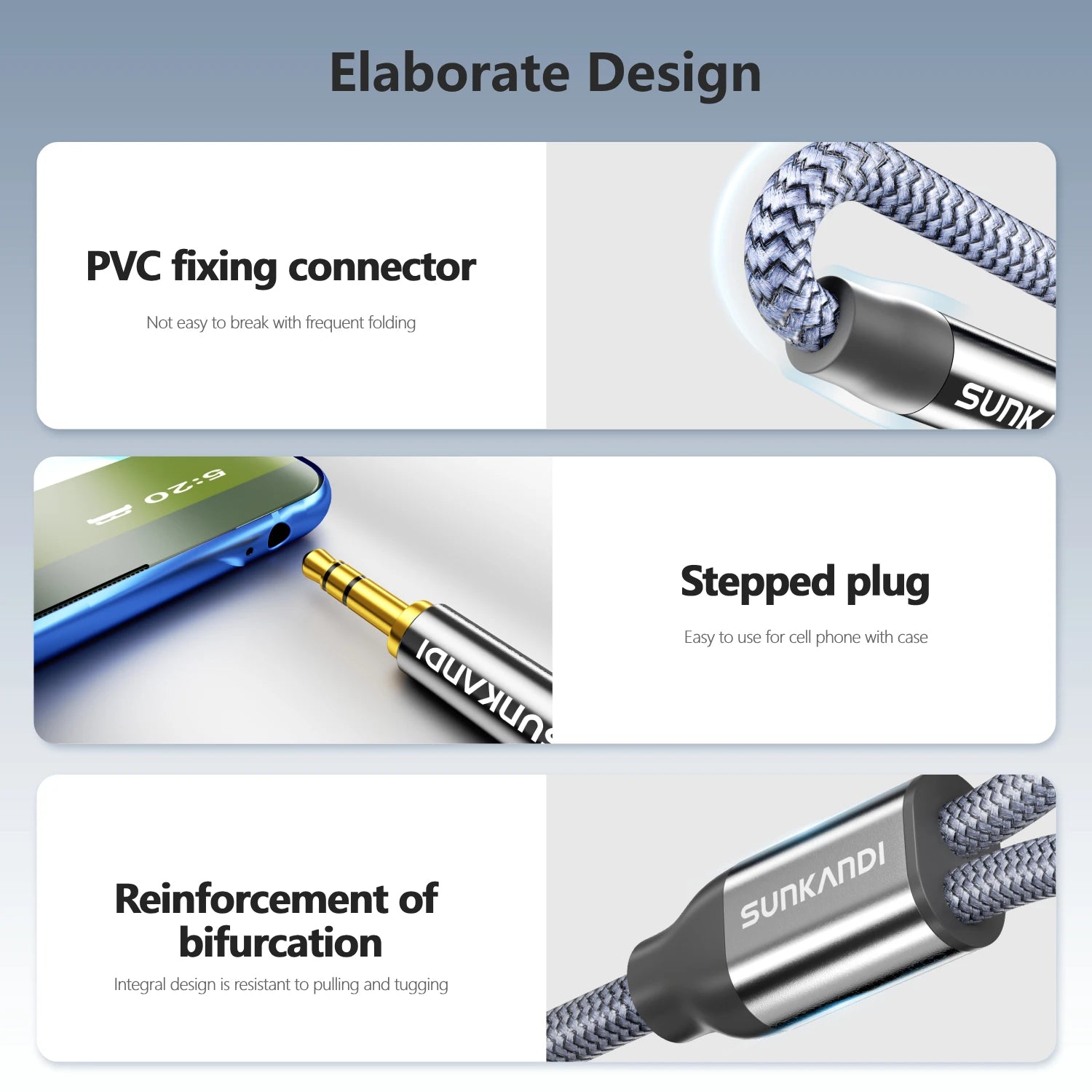 RCA to 3.5mm Stereo Audio Cable for Smartphones Tablets Speakers HDTV & Home Audio Devices