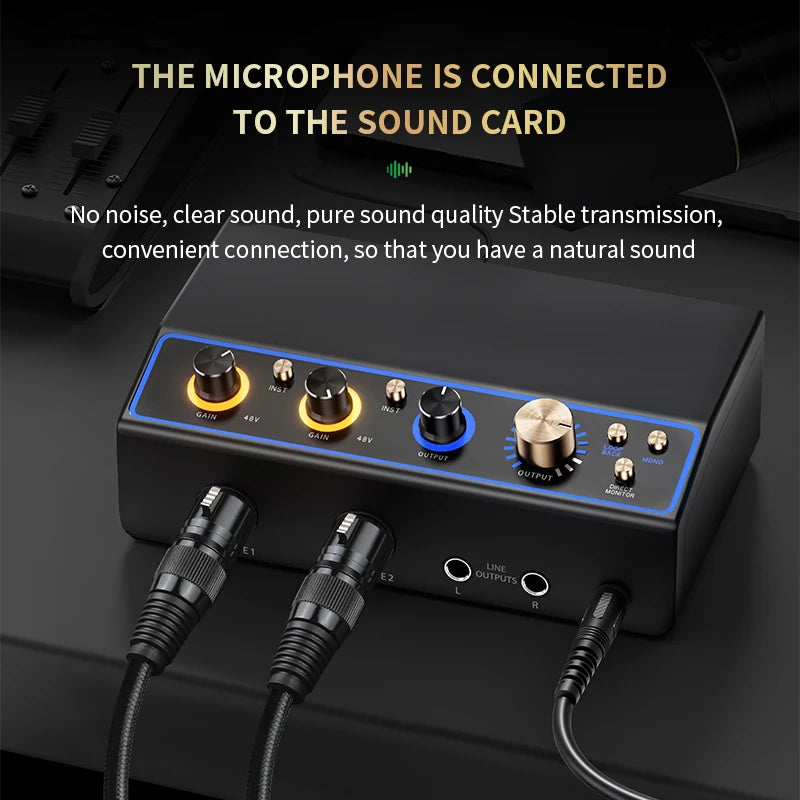 HiFi XLR Male to Female Stereo Audio Cable Gold-Plated Professional Microphone and Sound System Lead