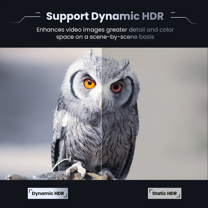 HDMI 2.1 Cable 8K 60Hz 48Gbps Ultra High Speed eARC HDR Gaming HDMI Lead Male to Male