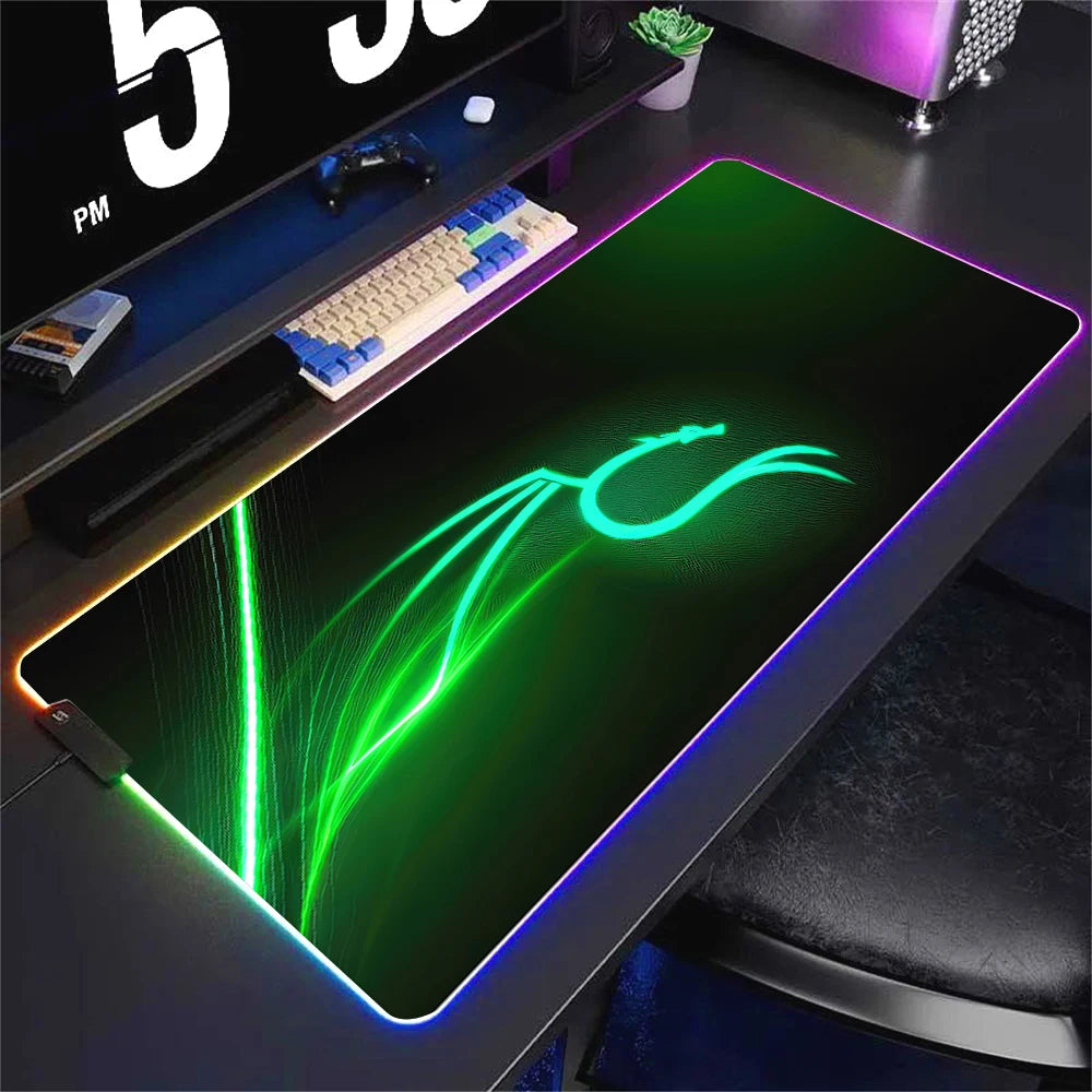 RGB LED Gaming Mouse Pad XXL Large Waterproof Desk Mat with Non Slip Base and Soft Surface