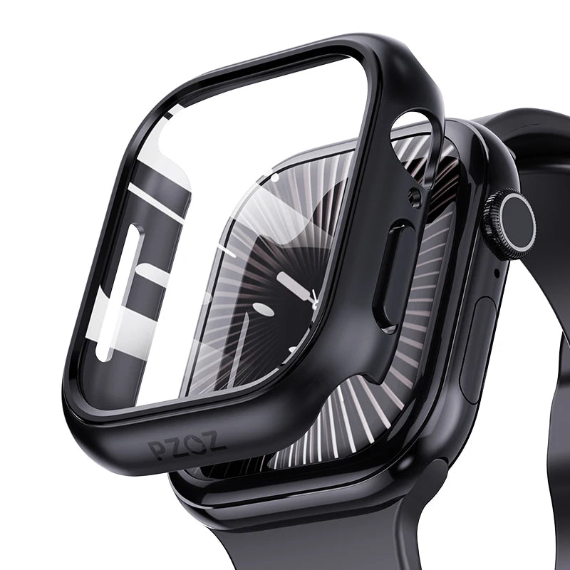Full Coverage Silicone Protective Case Cover for Apple Watch Series 10 sizes 38-46mm