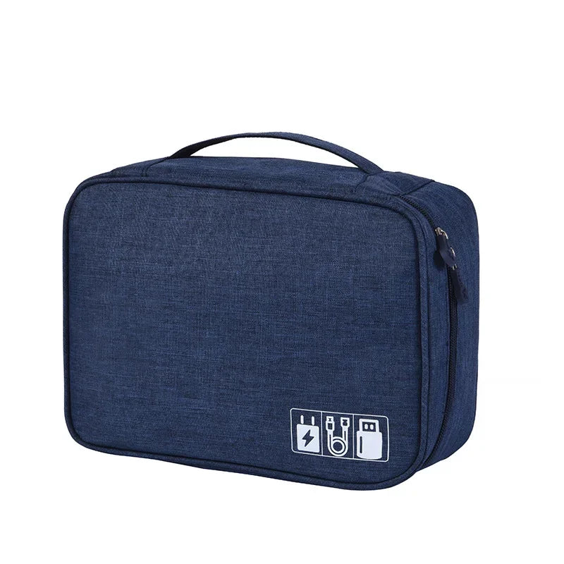 Water Resistant Travel Organiser for Electronics Accessories Cables Mouse Power Bank Large Capacity