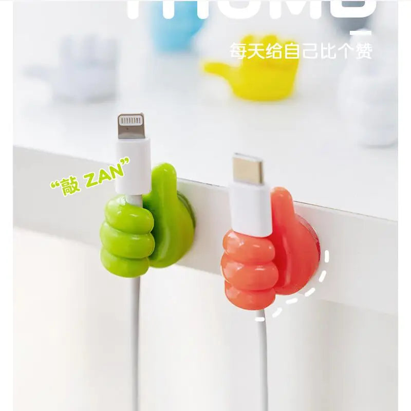 Silicone Cable Organiser Clips Set for Desk USB and Earphone Wire Management 10 Pack