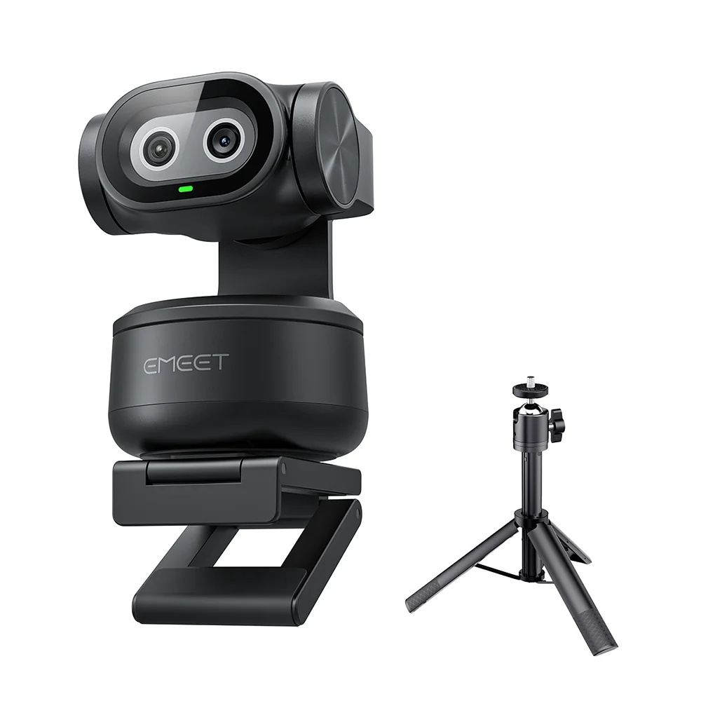 2K PTZ Webcam with AI Tracking Autofocus, Gesture Control, Sony Sensor and Streaming Support