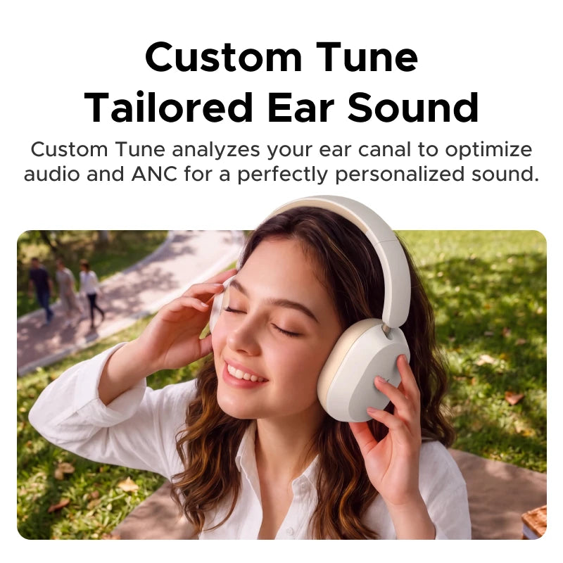 Wireless Over-Ear Bluetooth Headphones with Active Noise Cancelling and Extended Battery Life