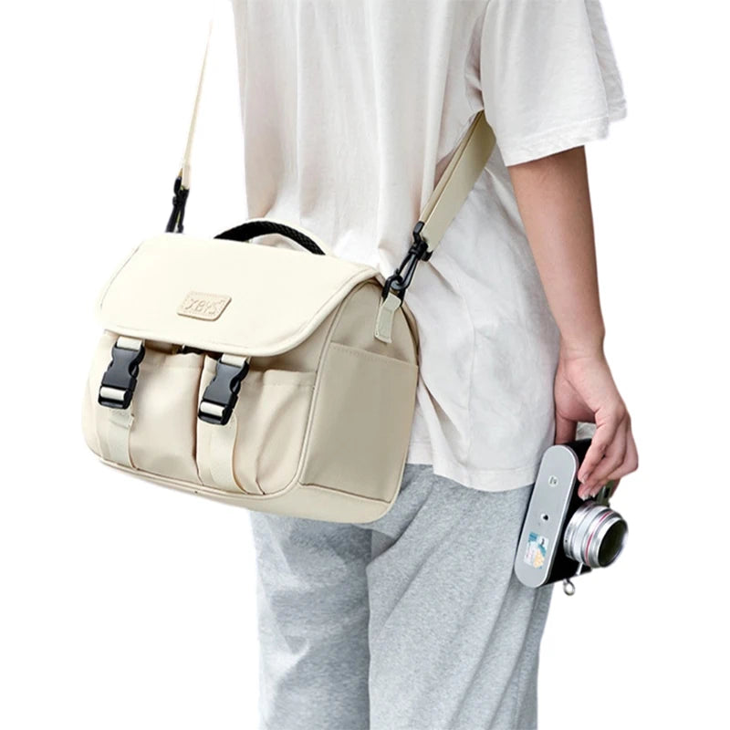 Portable Shoulder Camera Storage Bag for DSLR Mirrorless Cameras and Lenses Travel Organizer