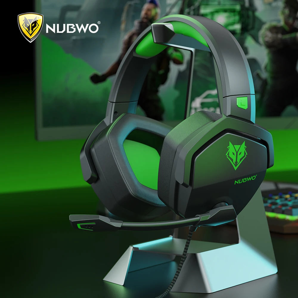 Wired Gaming Headset with Noise Cancelling Microphone and Immersive Stereo Audio for Consoles