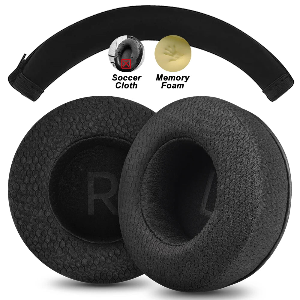Premium Replacement Earpads Compatible with FiiO JT1 in Protein Leather, Mesh, Cloth and Velvet
