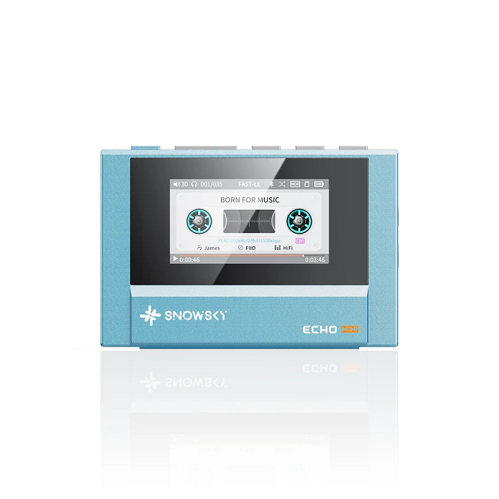 Retro Cassette Looking Bluetooth MP3 Music Player with 15 Hours Battery and Dual Headphone Outputs