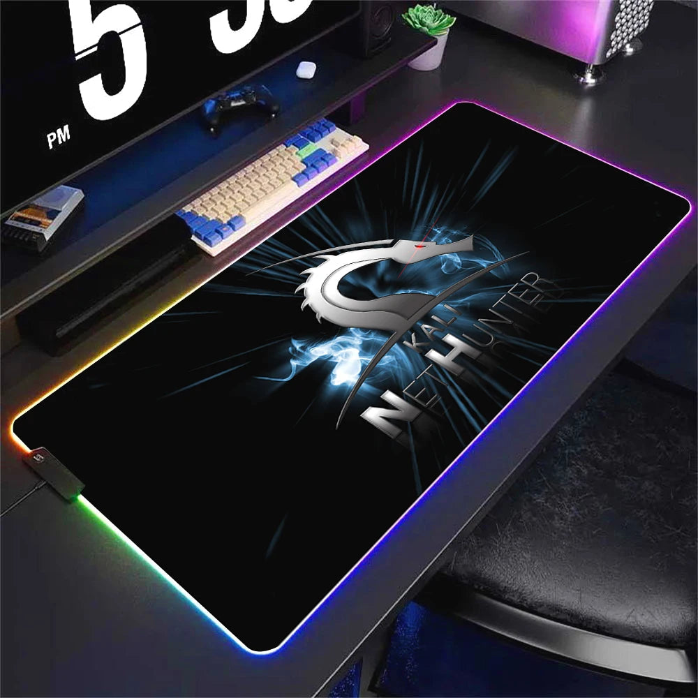 RGB LED Gaming Mouse Pad XXL Large Waterproof Desk Mat with Non Slip Base and Soft Surface