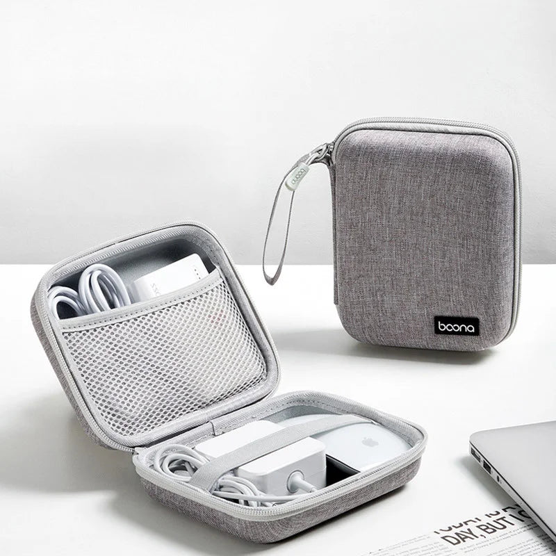 Hard Shell Electronics Travel Organizer for Chargers Mouse Cables Earphones HDD Digital Accessories