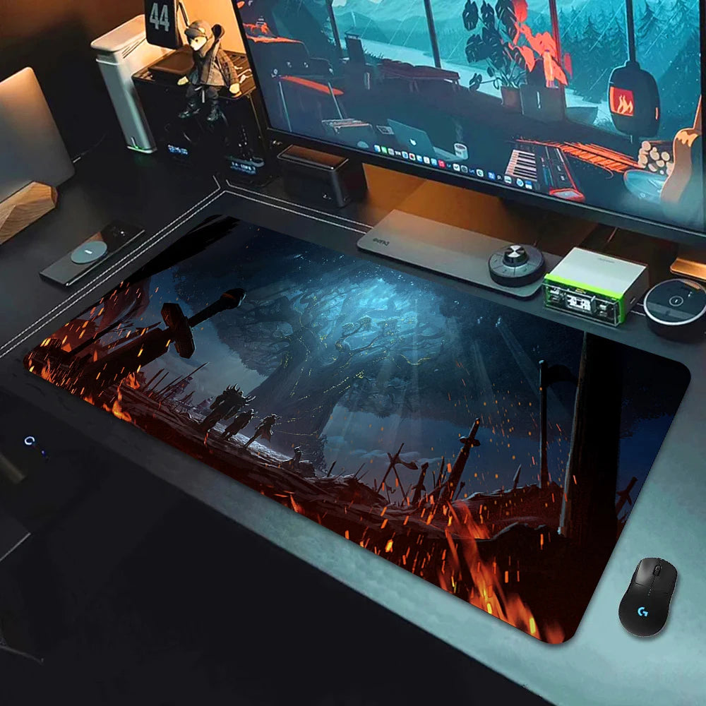 Large Extended Gaming Mouse Pad Non-Slip Rubber Base XXL Computer Desk Mat Multiple Sizes