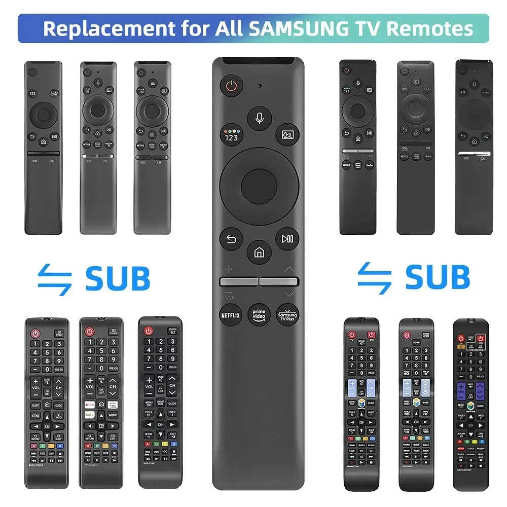 Universal Replacement Smart Voice Remote Control Compatible with Samsung 4K and QLED TVs