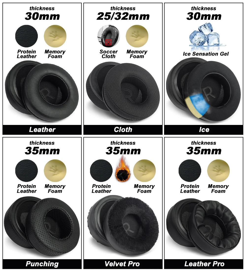 Premium Memory Foam Replacement Earpads for JBL Synchros S700 E50BT E50 S500 Over-Ear Headphones