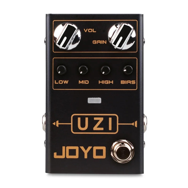 Distortion Effects Pedal for Electric Guitar with True Bypass and Heavy Metal Sound Processing