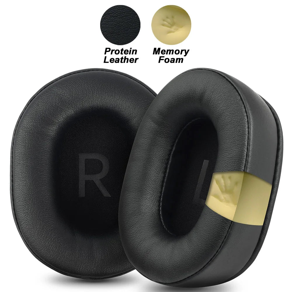 Replacement Ear Pads for HP Pavilion 400 Comfortable Memory Foam Covers Protein Leather Cloth Velvet