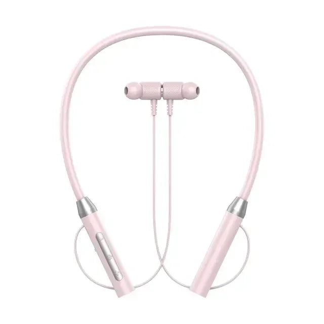 K58 Wireless Bluetooth 5.3 Neckband Earphones with Mic, LED Display, and Noise Cancelling