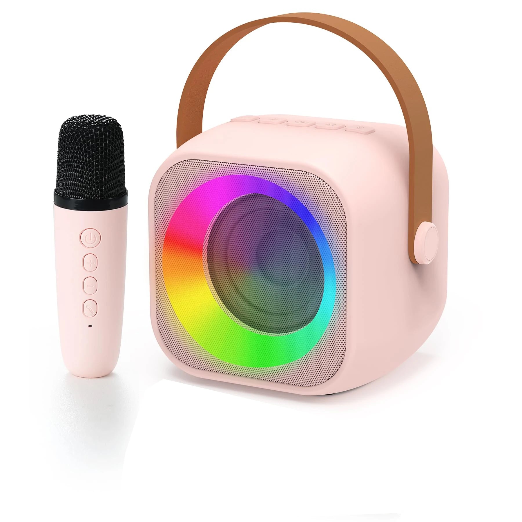 Portable Kids Karaoke Machine with Bluetooth Speaker and 1–2 Wireless Mics for Parties and Gifts