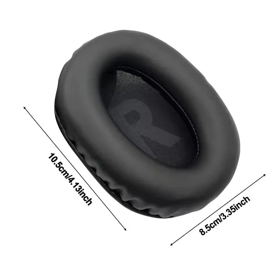Premium Replacement Leather Earpads Cushion for Gaming Headsets with Memory Foam Comfort