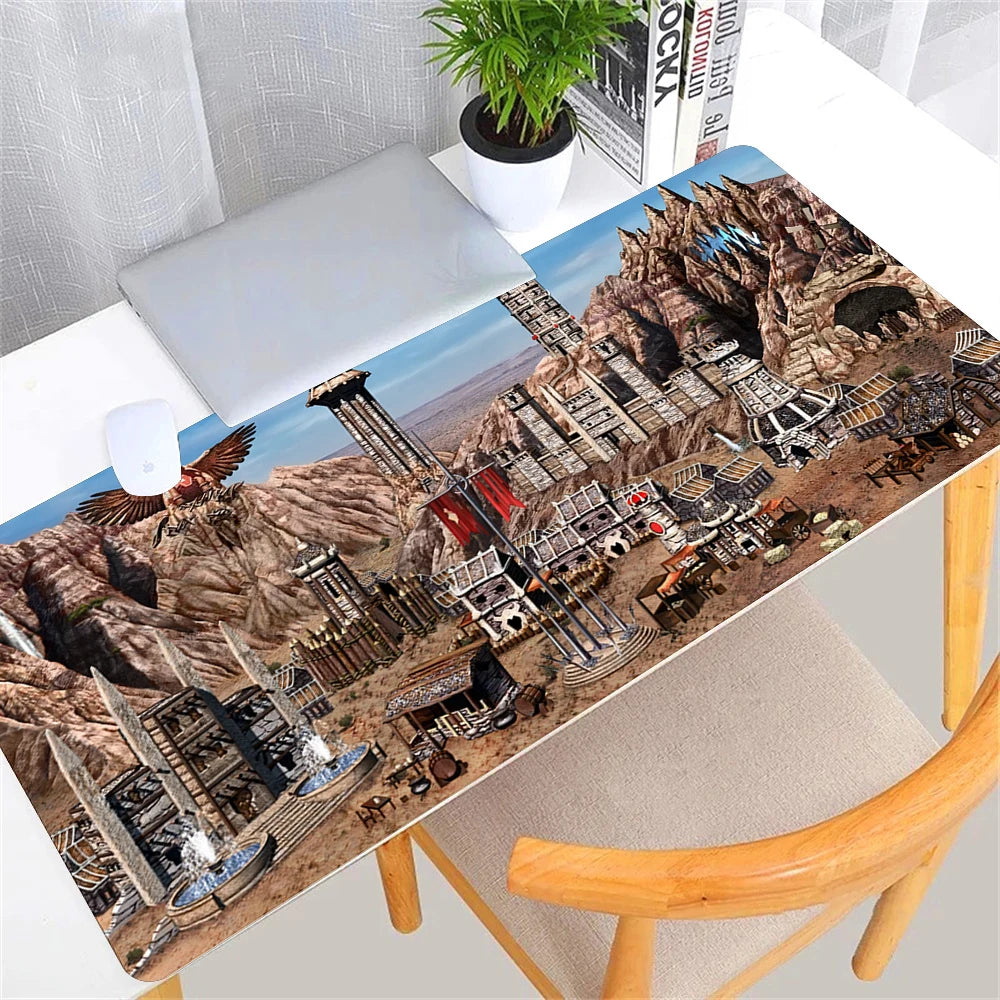 Large Extended Gaming Mouse Pad Desk Mat for Laptops Keyboard Office and Anime Themed Setups